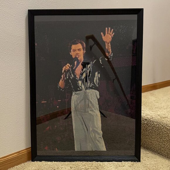 Harry Styles Framed Diamond Art - Picture 2 of 3